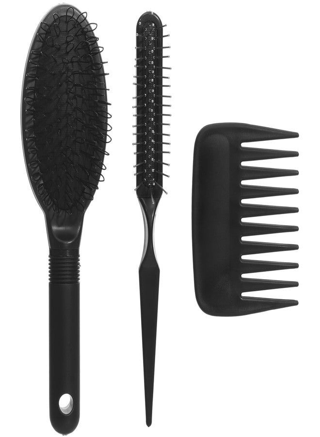 obeoby 3Pcs Wig Brush Comb Set, Loop Wig Brush Hair Extension Wide-Tooth and Edge Combs for Human Wigs and Synthetic Extension - Image 1